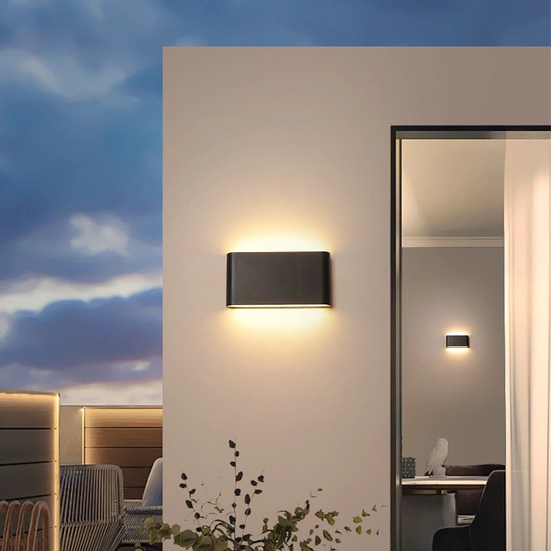 Antizer Rectangular Outdoor Waterproof Wall Light