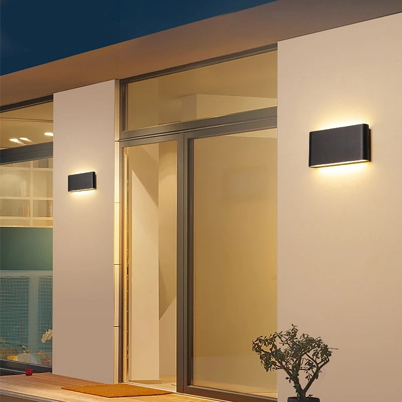 Antizer Rectangular Outdoor Waterproof Wall Light