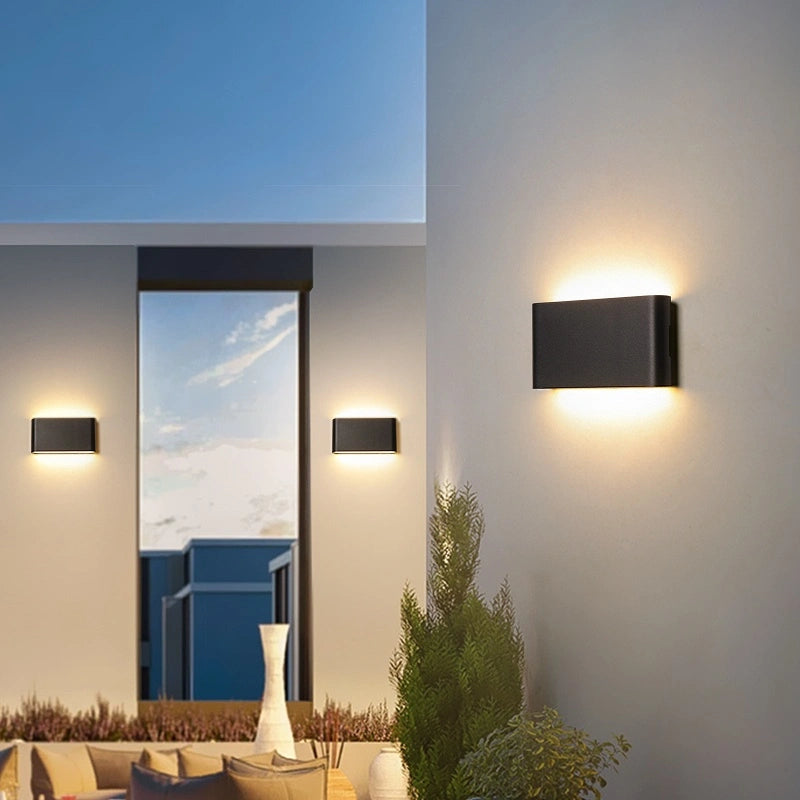 Antizer Rectangular Outdoor Waterproof Wall Light