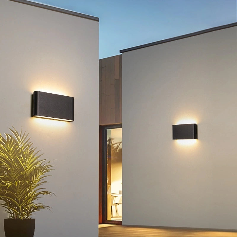 Antizer Rectangular Outdoor Waterproof Wall Light