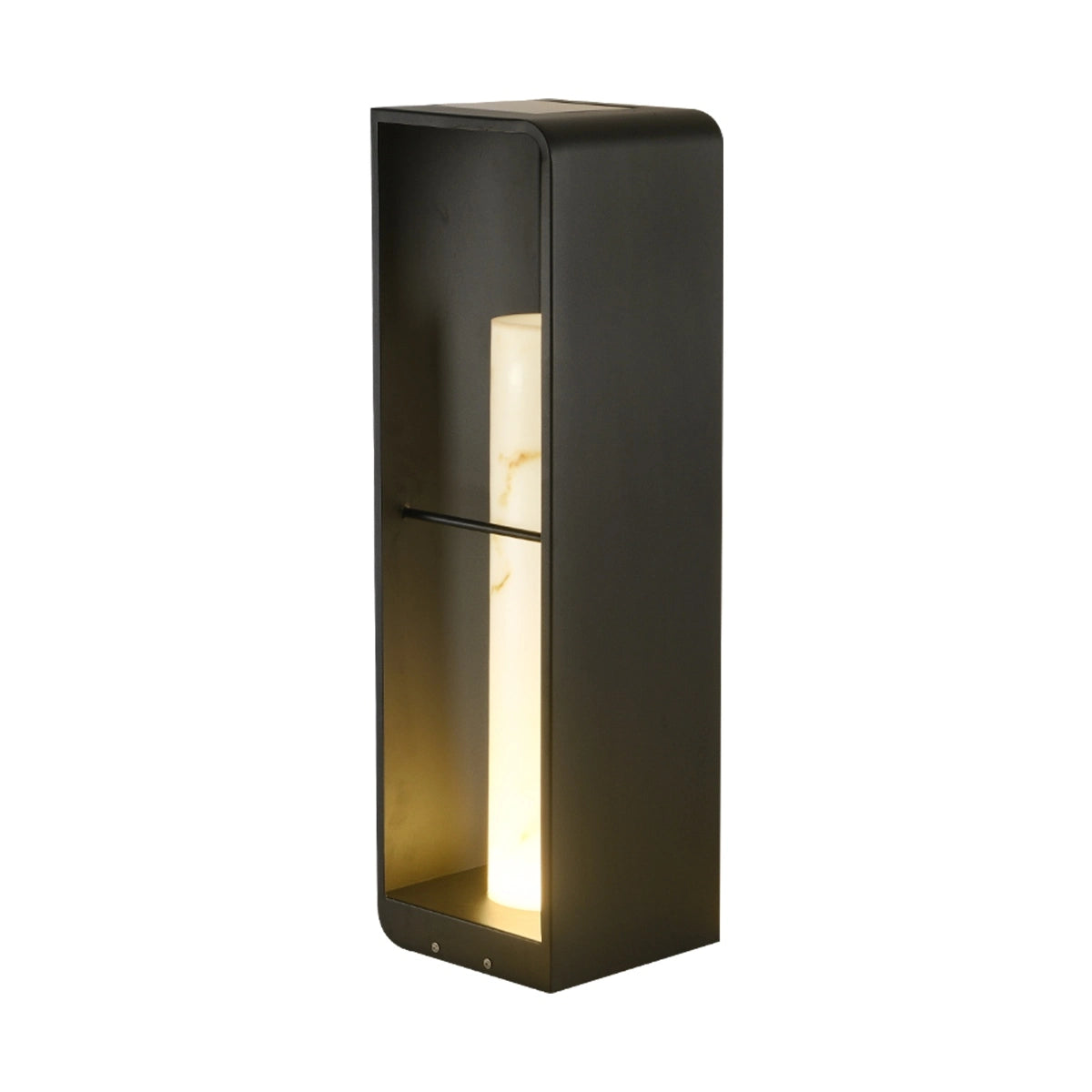 Antizer Rectangular Lawn Outdoor Lamp for Gardens Black Big