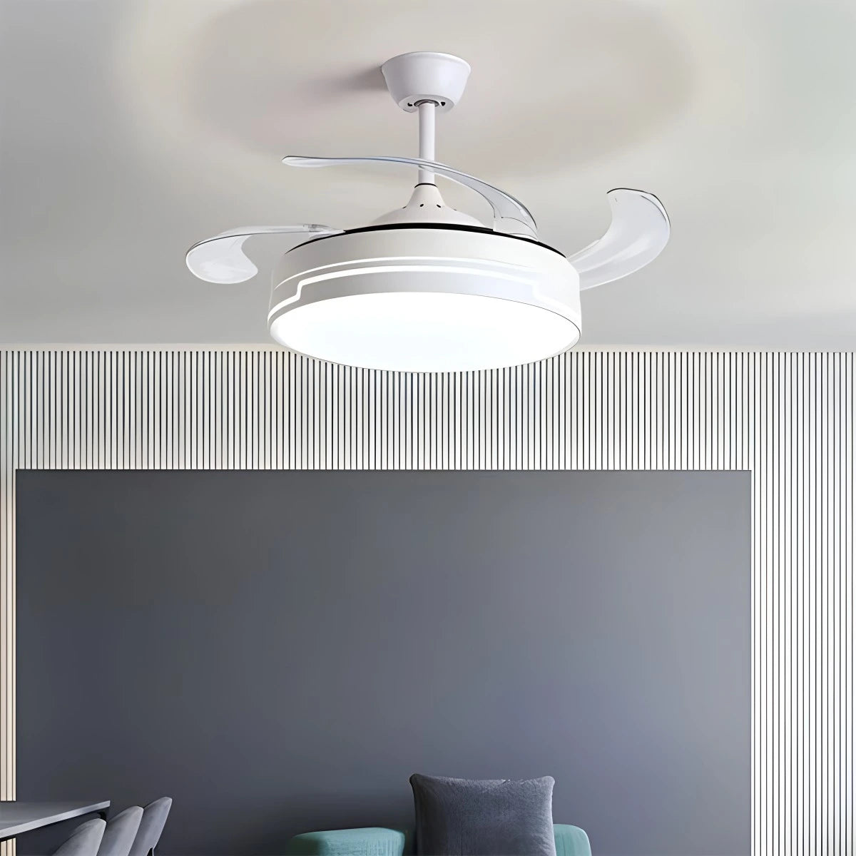Antizer Remote Minimalist Hugger Ceiling Fan