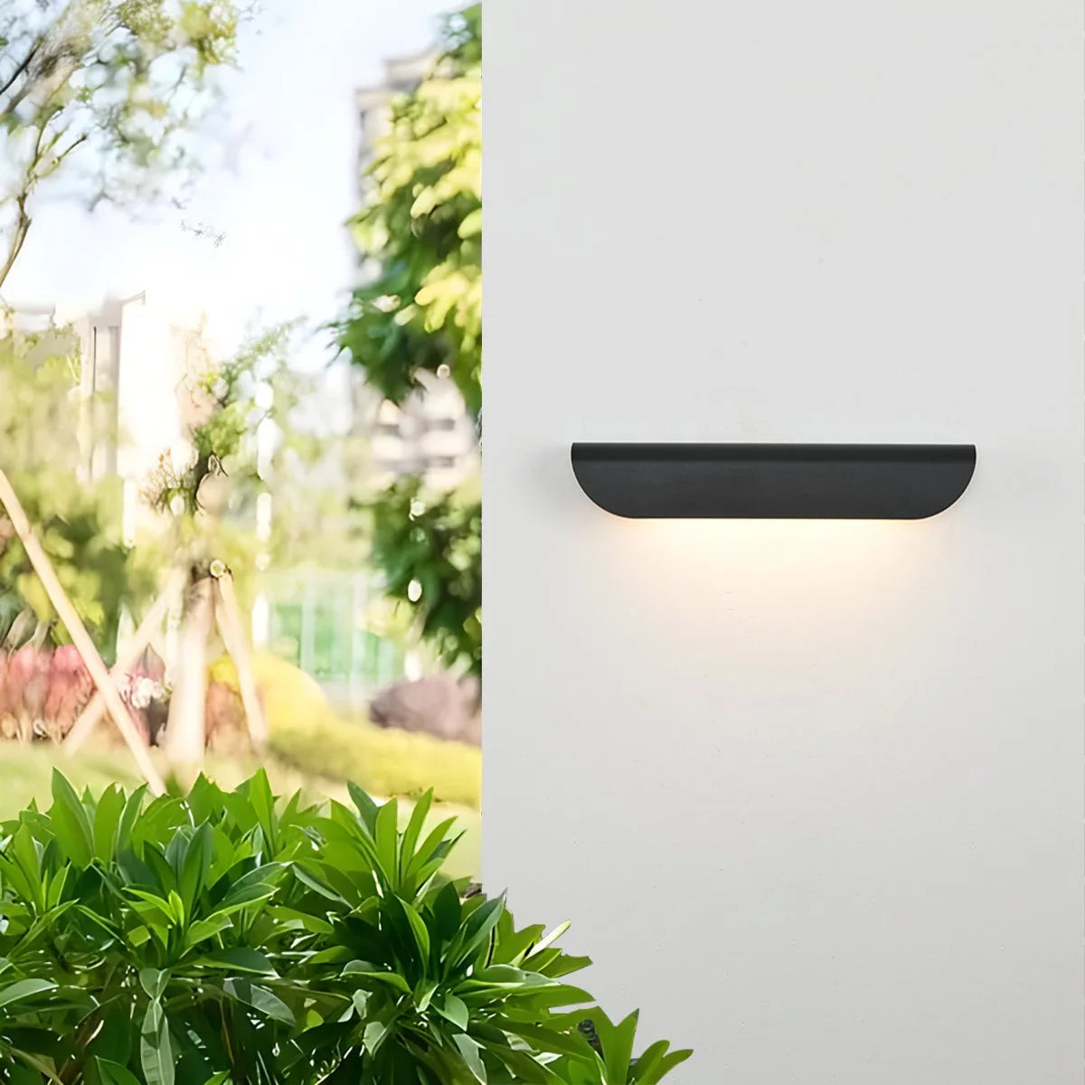Antizer Curled Leaf Outdoor Wall Light