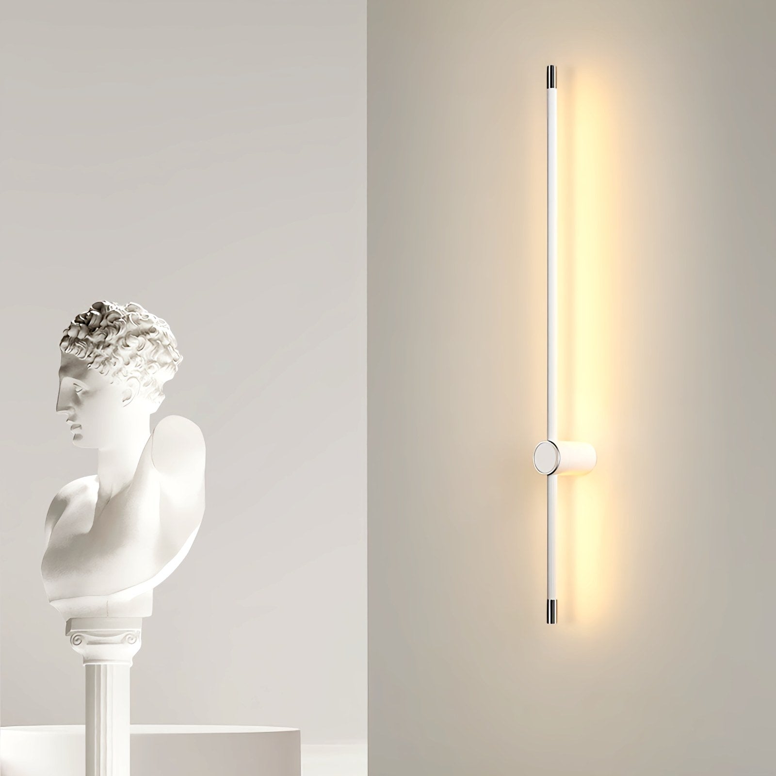 Antizer Long Roman Column Wall Lamp for Bedroom