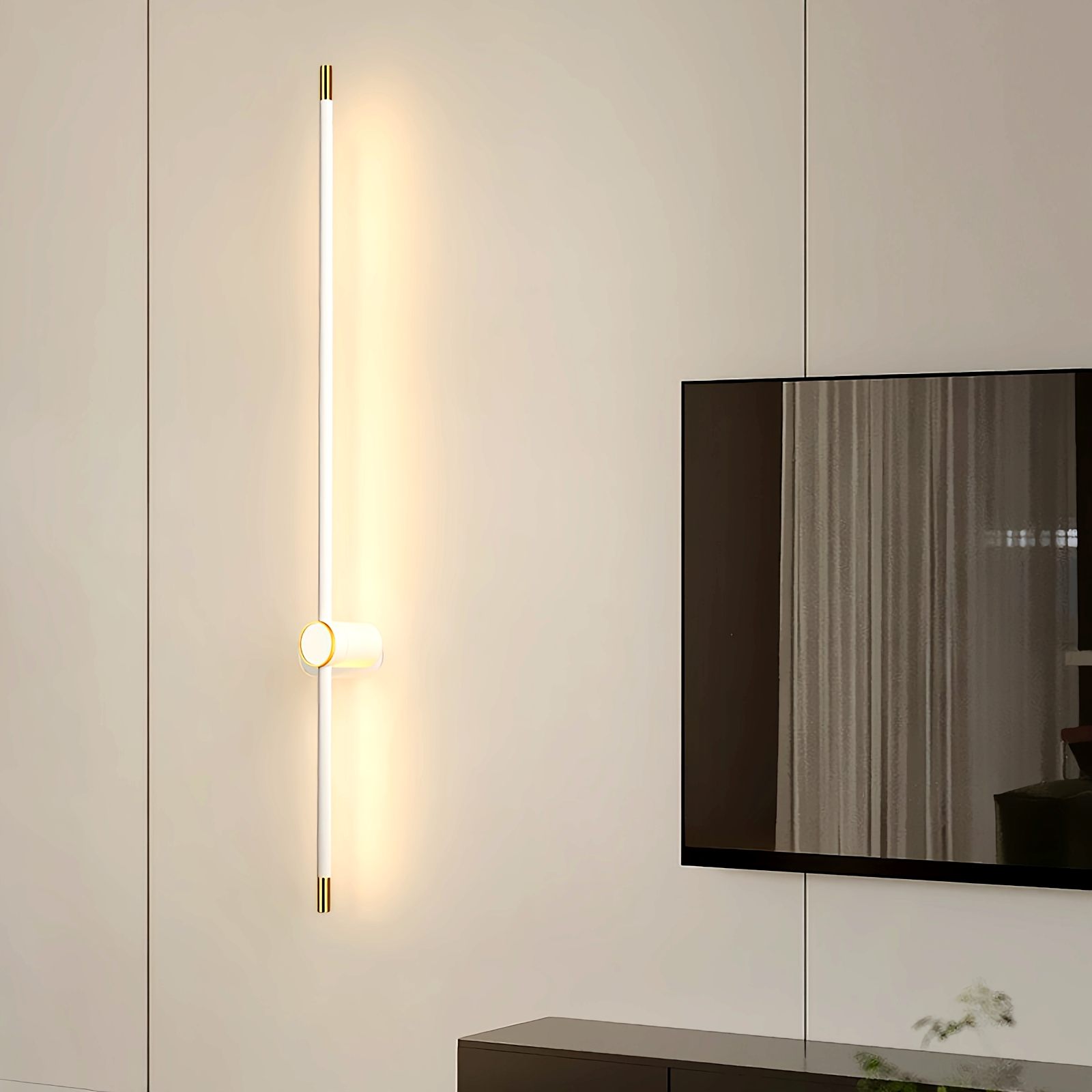 Antizer Long Roman Column Wall Lamp for Bedroom