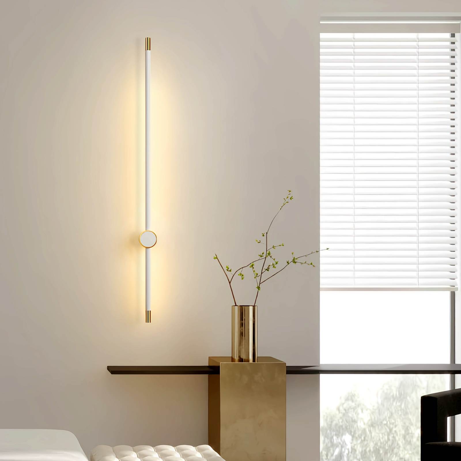 Antizer Long Roman Column Wall Lamp for Bedroom