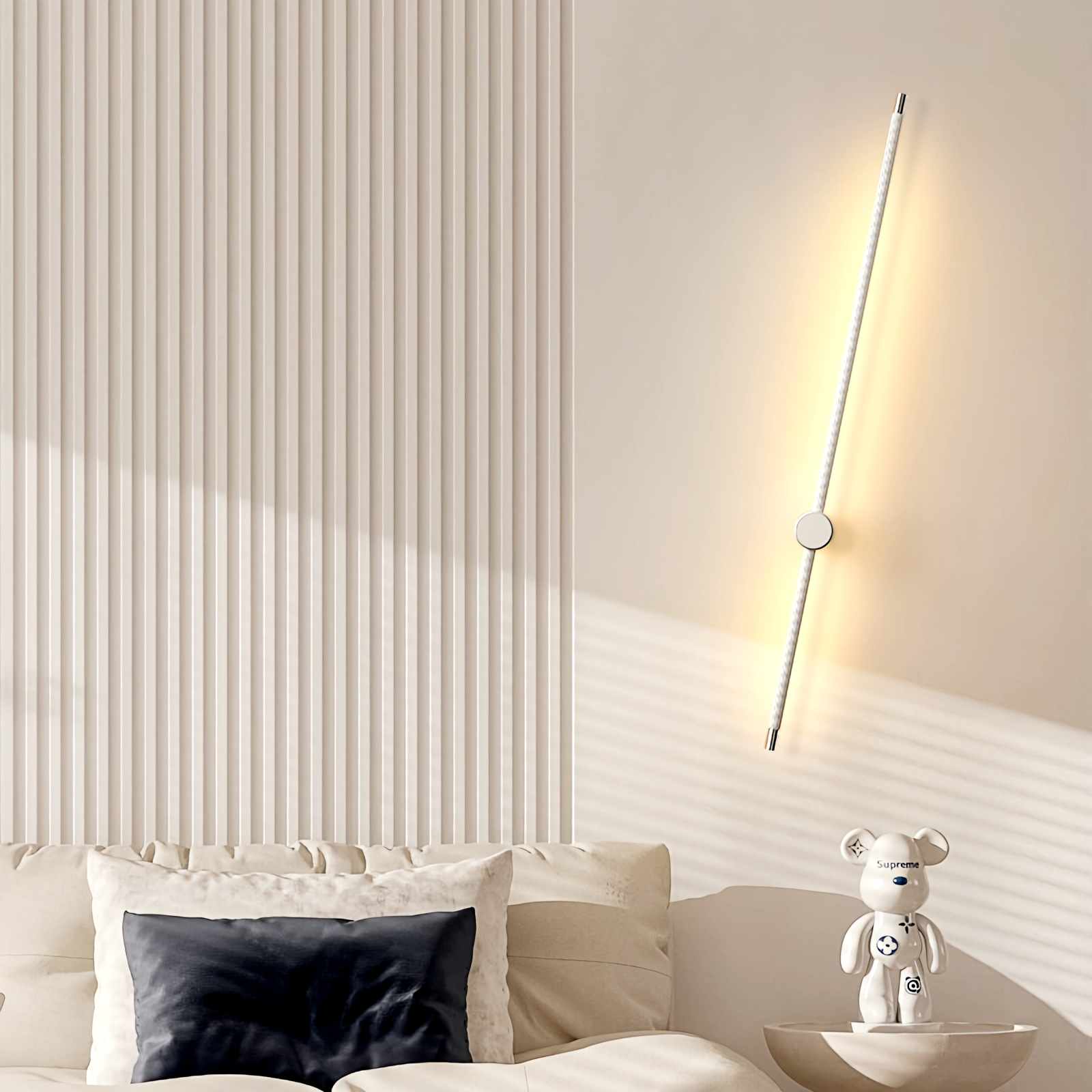 Antizer Long Roman Column Wall Lamp for Bedroom