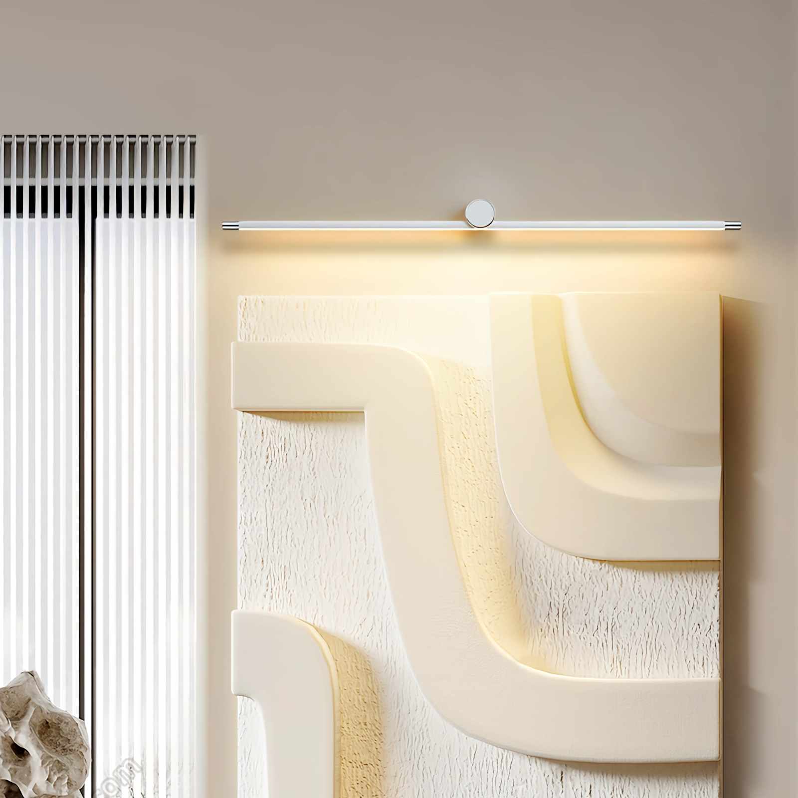 Antizer Roman Column Dresser Bathroom Mirror Wall Lamp