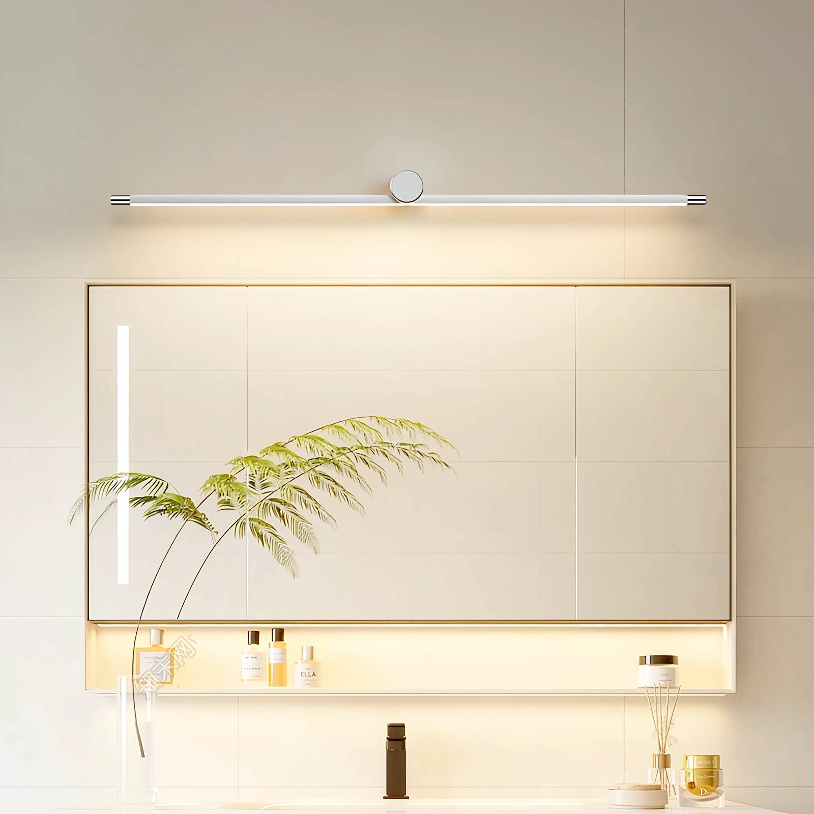 Antizer Roman Column Dresser Bathroom Mirror Wall Lamp