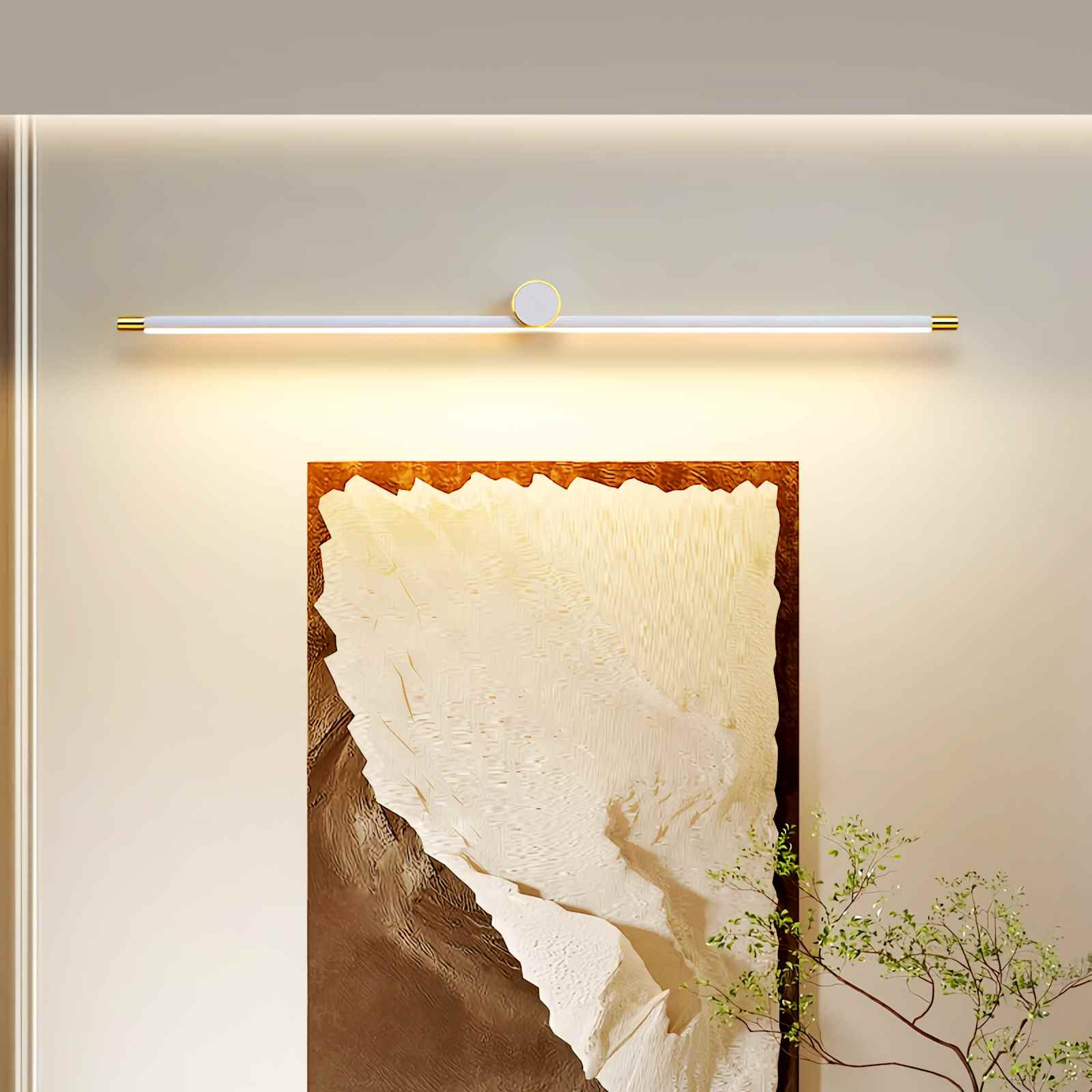 Antizer Roman Column Dresser Bathroom Mirror Wall Lamp