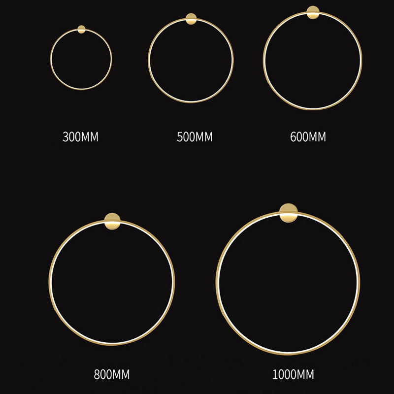 Antizer Round Ring LED Wall Lamp for Living Room
