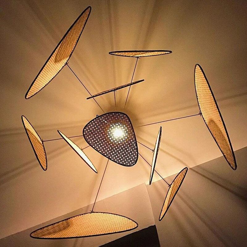 Antizer Screen Cannage Suspension Chandelier