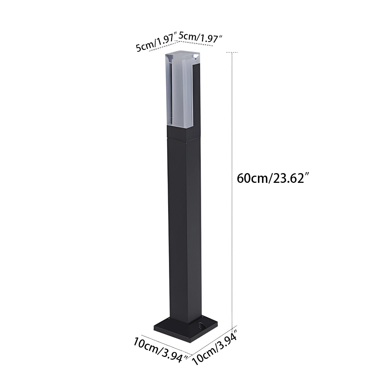 Antizer Square Outdoor Ground Garden Light