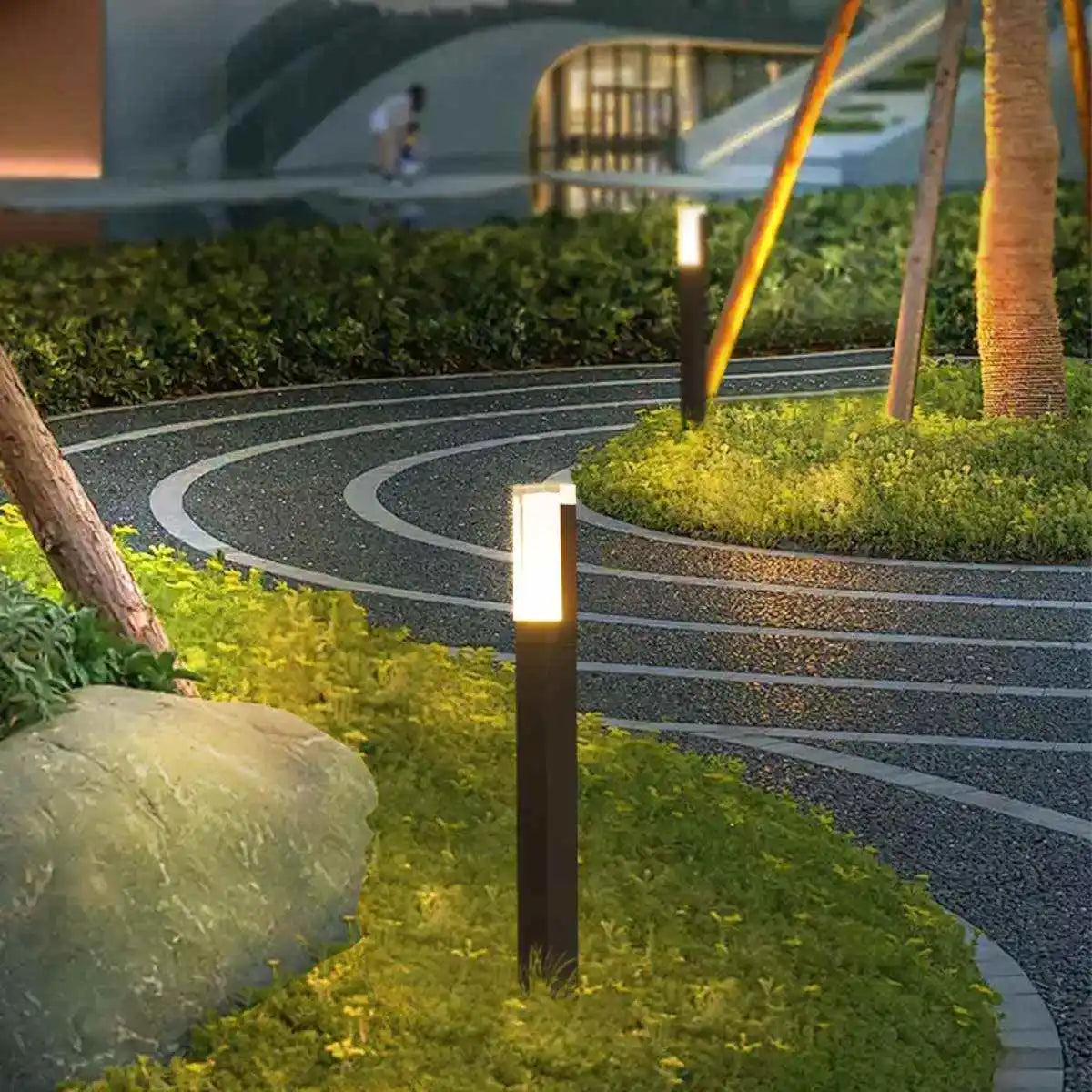 Antizer Square Outdoor Ground Garden Light