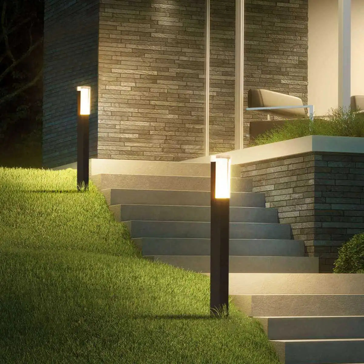 Antizer Square Outdoor Ground Garden Light