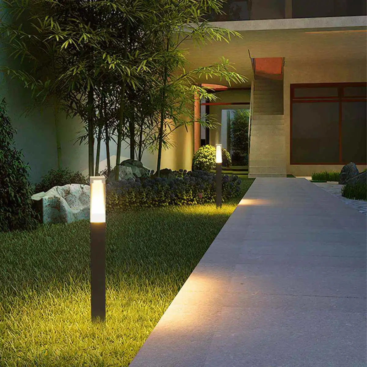 Antizer Square Outdoor Ground Garden Light