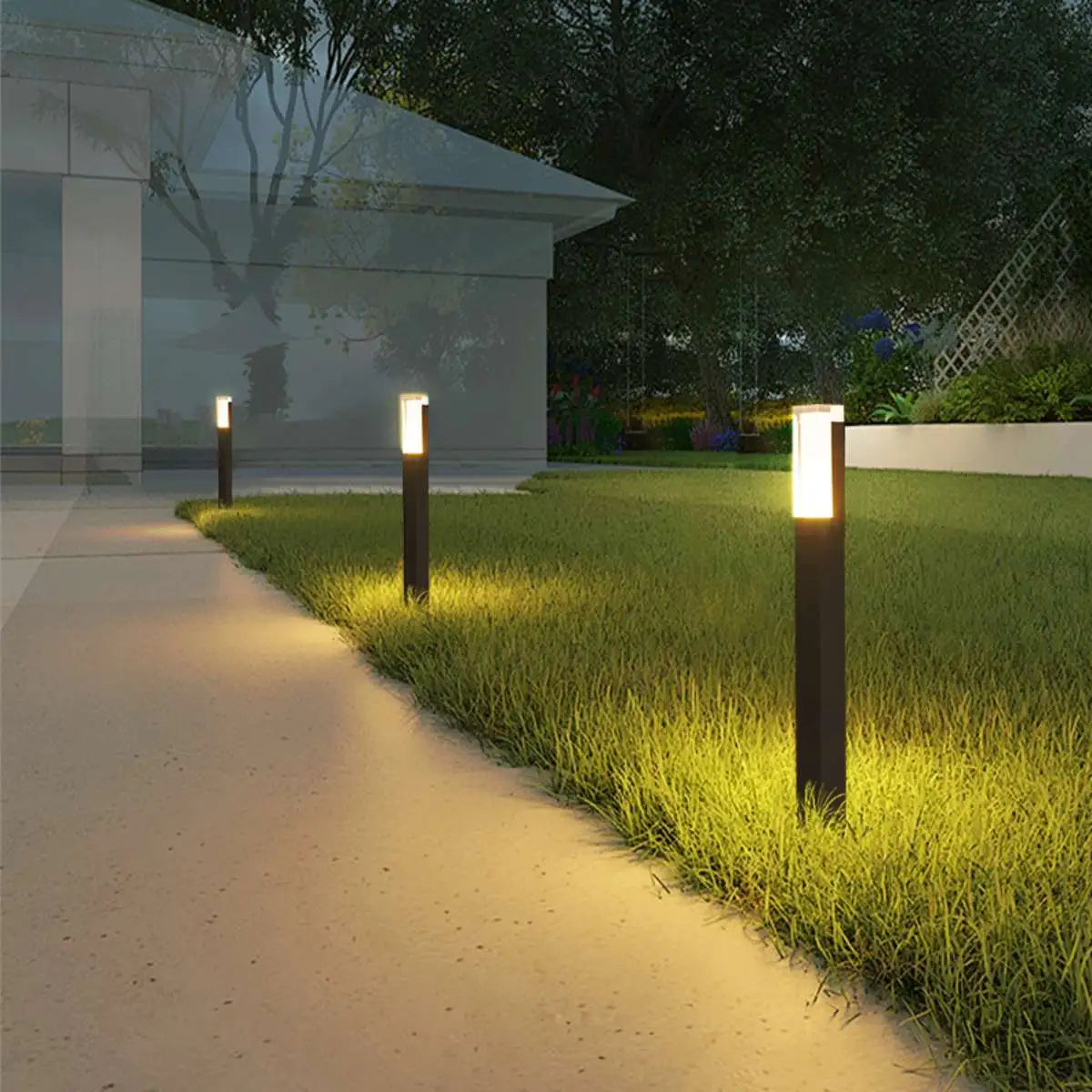 Antizer Square Outdoor Ground Garden Light
