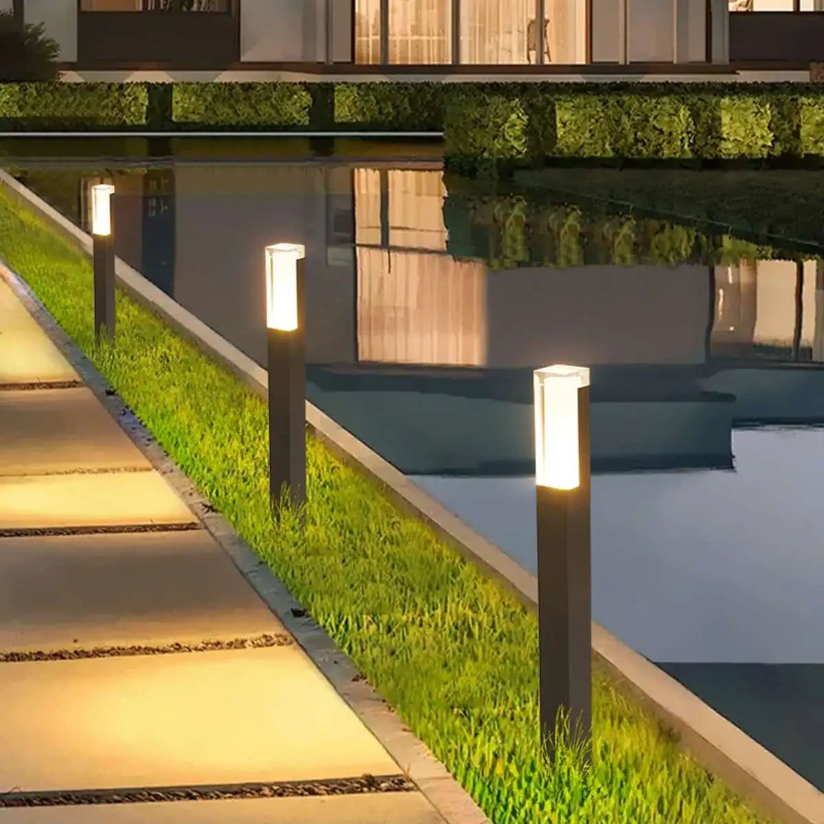 Antizer Square Outdoor Ground Garden Light