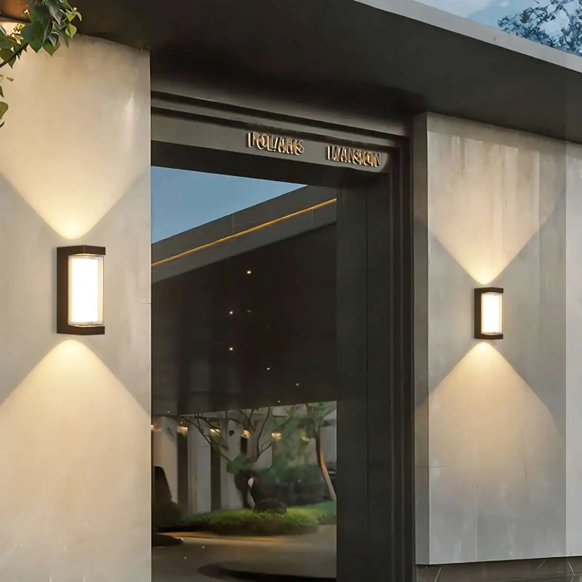 Antizer Cylinder & Square Column Outdoor Waterproof Wall Lamp
