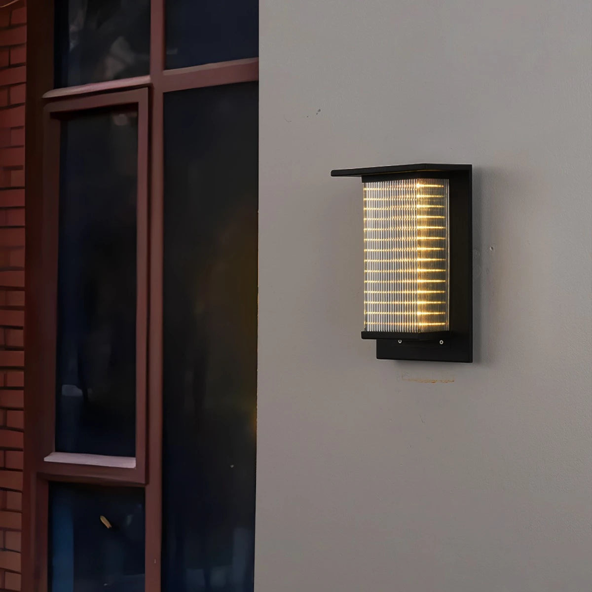Antizer Square Courtyard Garden Outdoor Wall Light