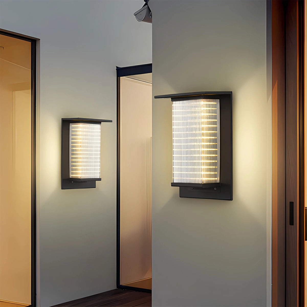 Antizer Square Courtyard Garden Outdoor Wall Light