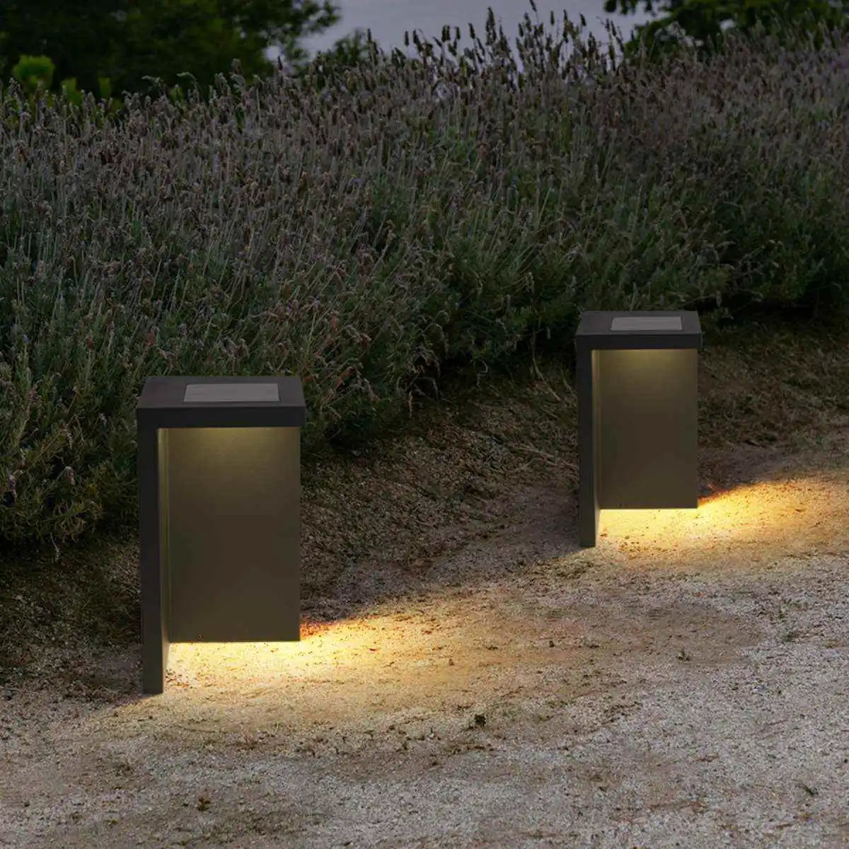 Antizer Solar Table and Stool Floor Lamp