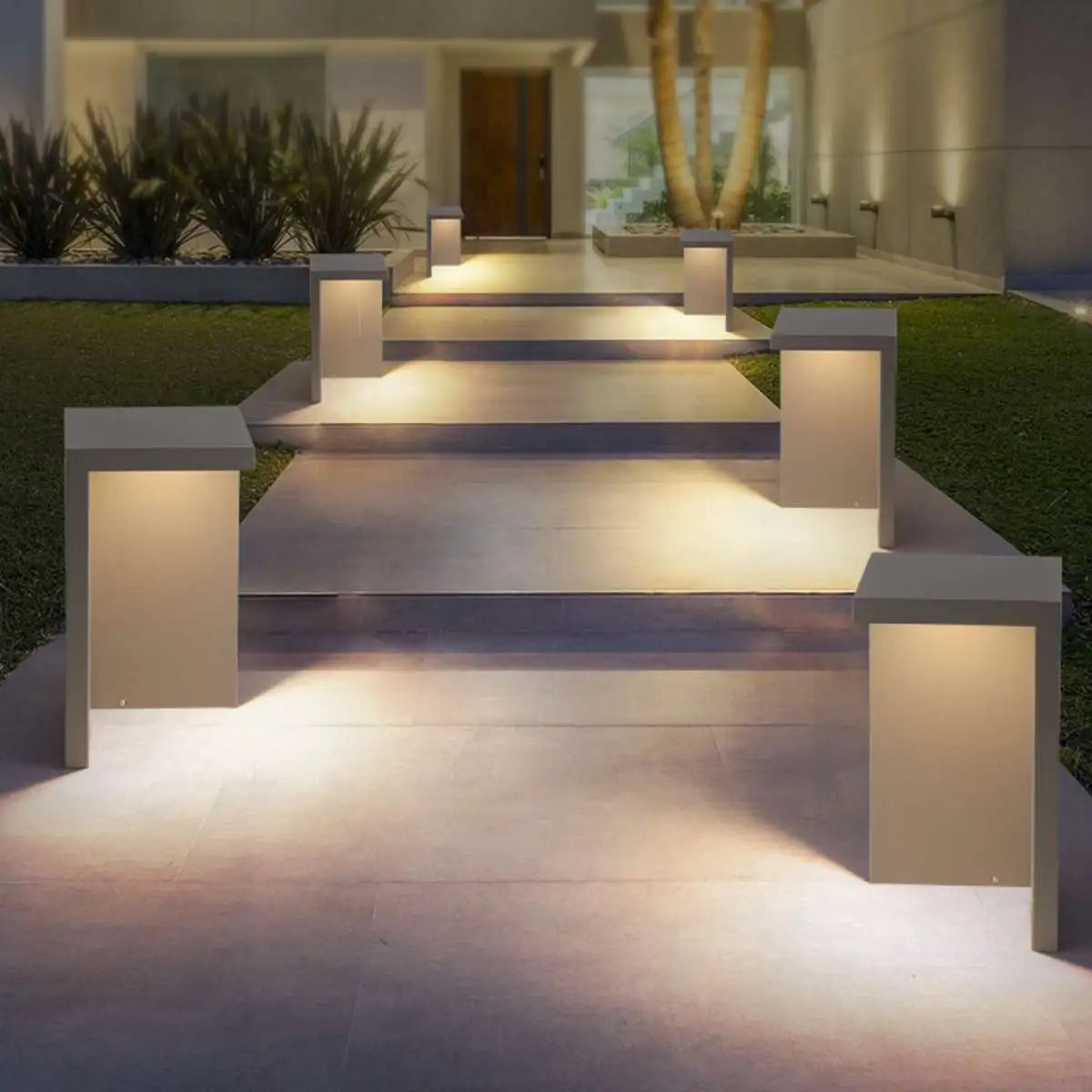 Antizer Solar Table and Stool Floor Lamp