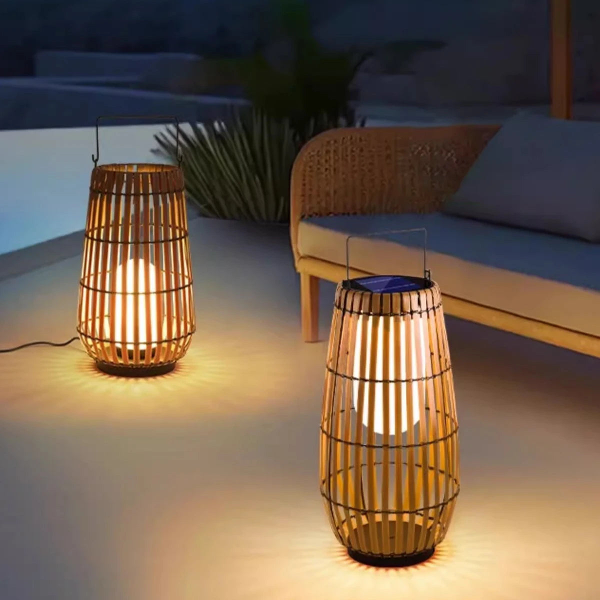 Antizer Tengbian Portable Lawn Outdoor Lamp Yellow