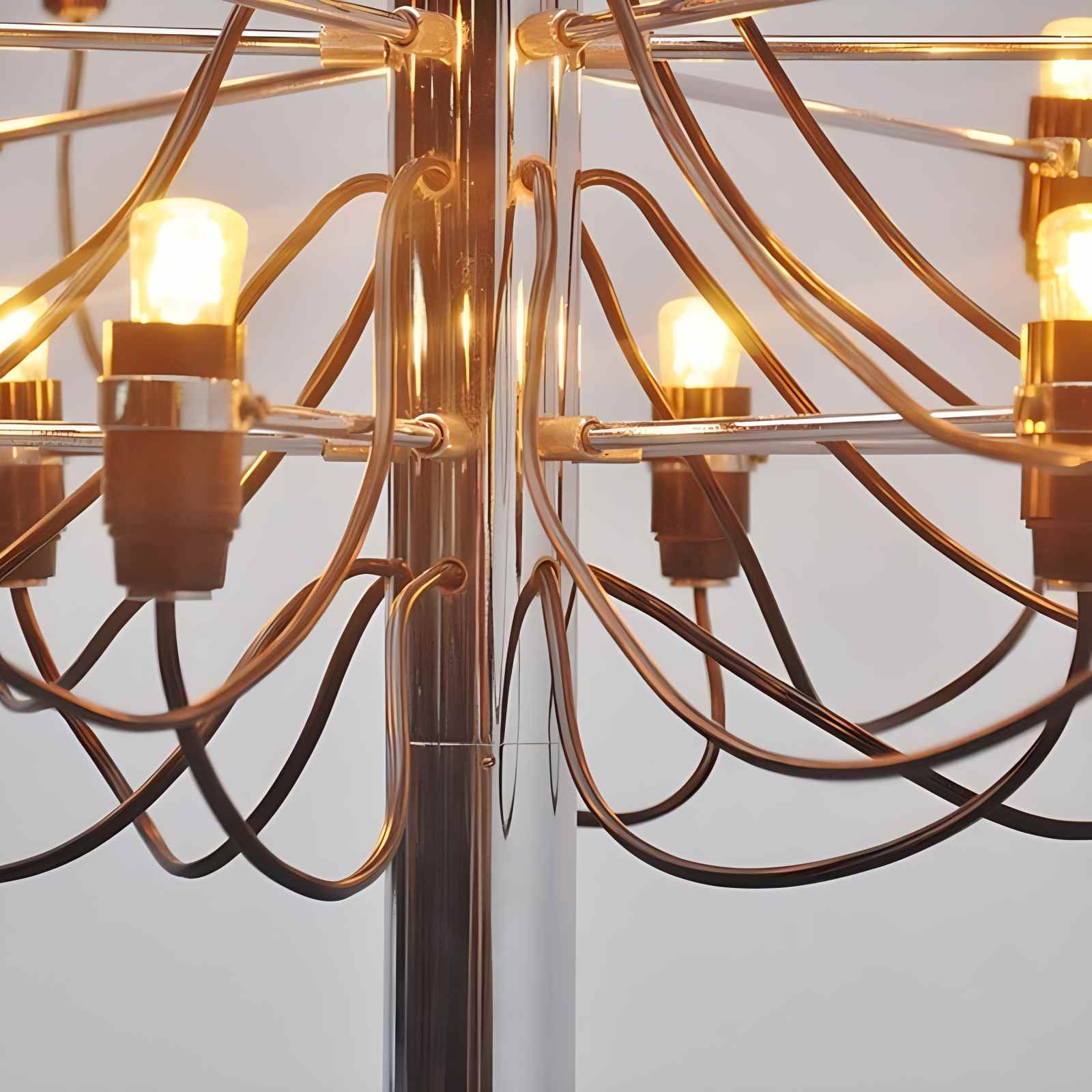 Antizer Tiered Modern Candle Chandelier