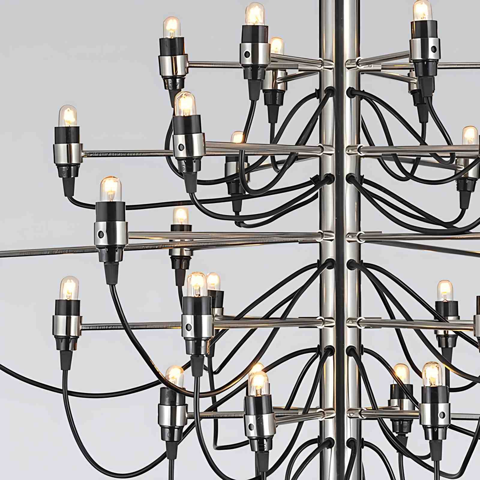 Antizer Tiered Modern Candle Chandelier