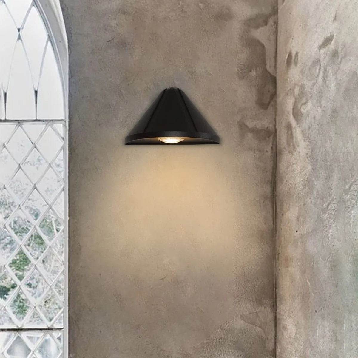 Antizer Outdoor Waterproof Cone Wall Light