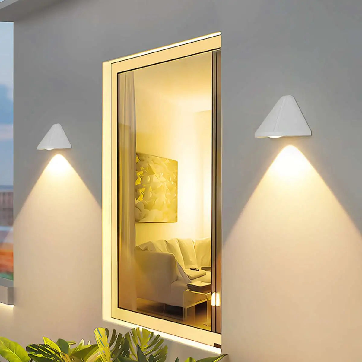 Antizer Outdoor Waterproof Cone Wall Light