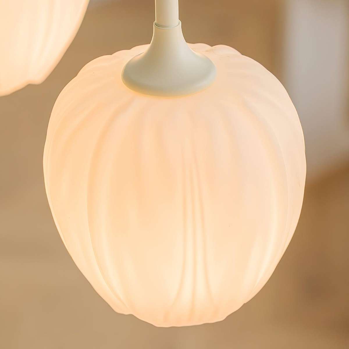 glass tulip chandelier