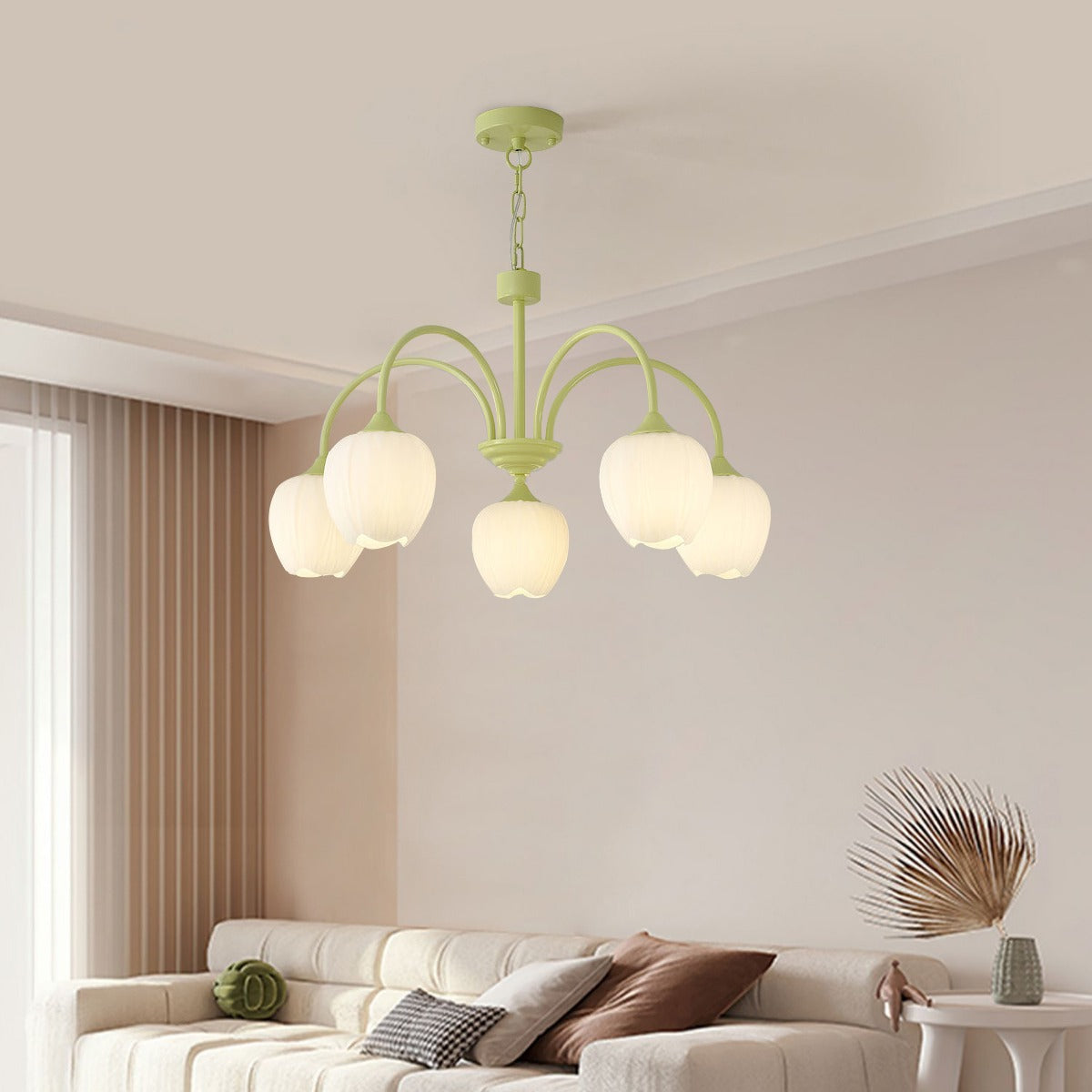 tulip chandelier lighting