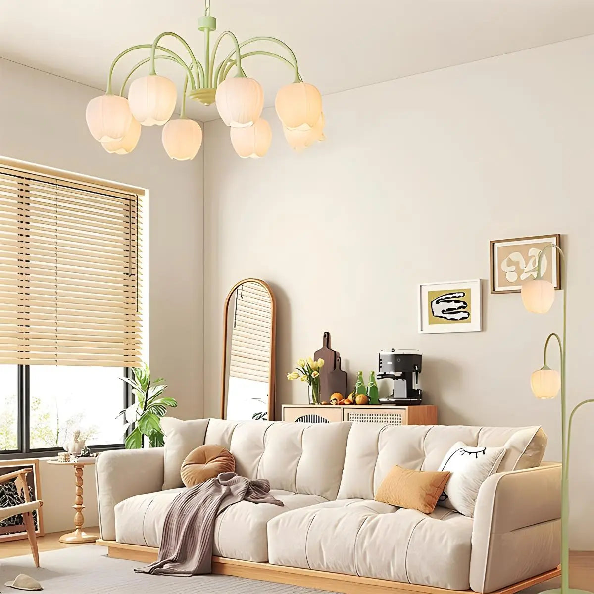 matcha chandelier