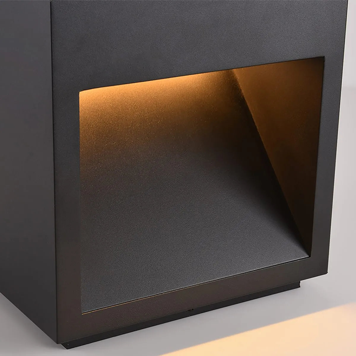 Antizer Solar Wooden Square Stool Outdoor Light
