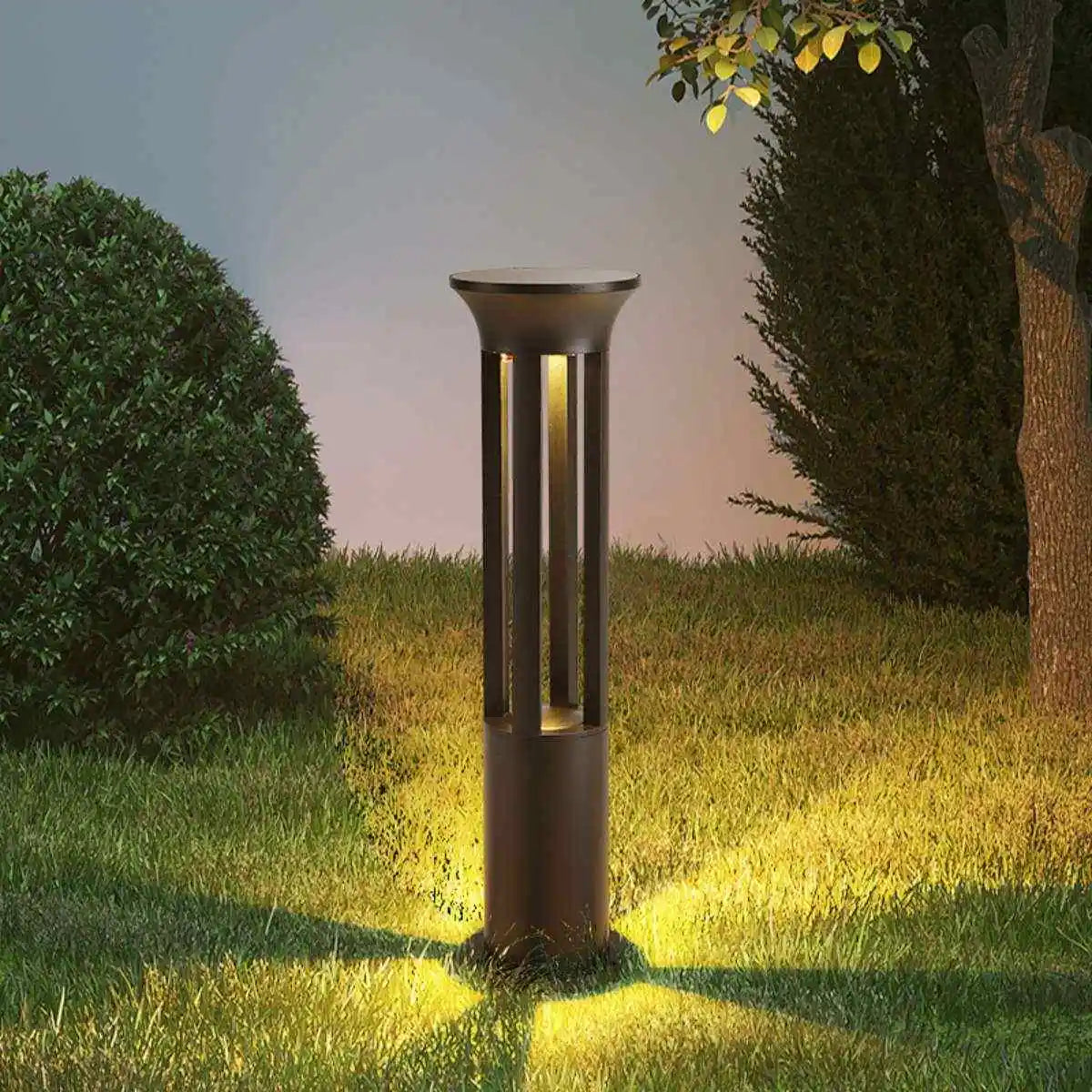 Antizer Cylindrical Lawn Outdoor Floor Lamp