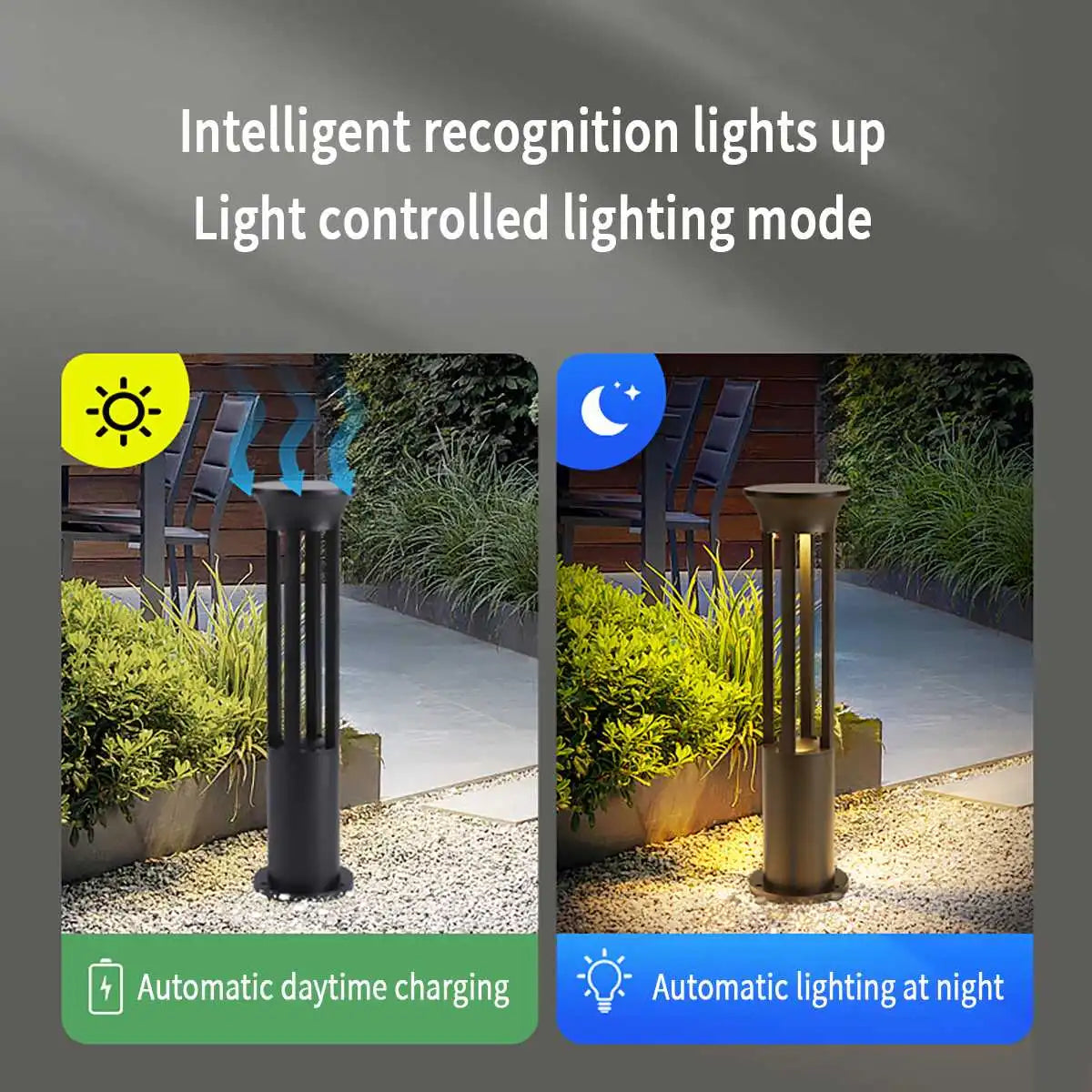 Antizer Cylindrical Lawn Outdoor Floor Lamp