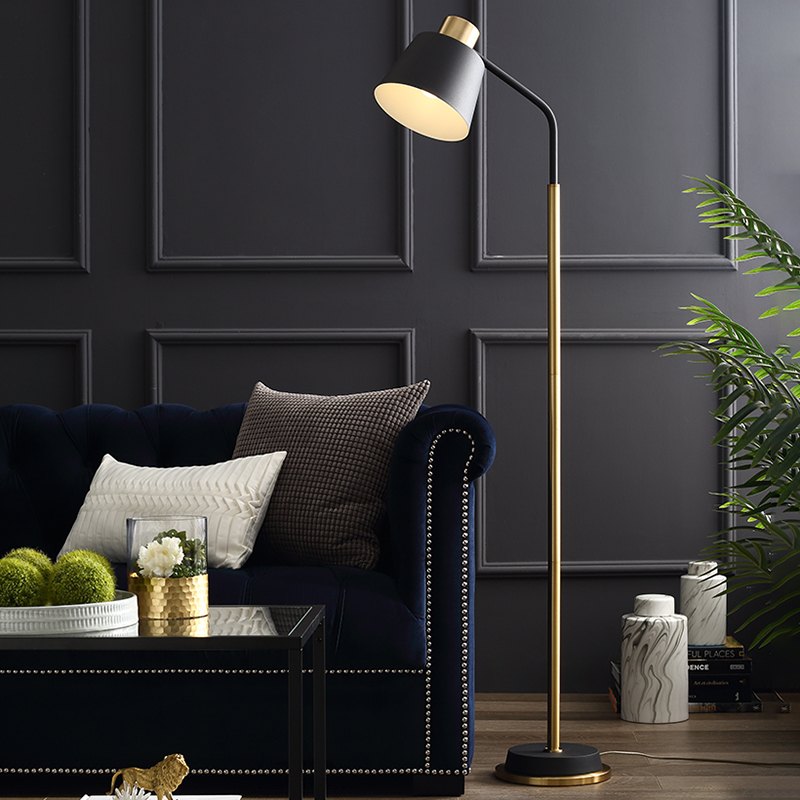 Antizer Remote Control Floor Lamp for Living Room Black