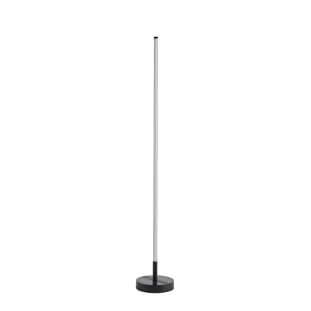 Antizer Linear Outdoor Waterproof Floor Lamp Black Solar Energy