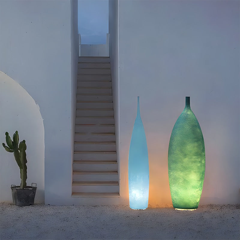 Antizer Colorful Vases Outdoor Floor Lamp