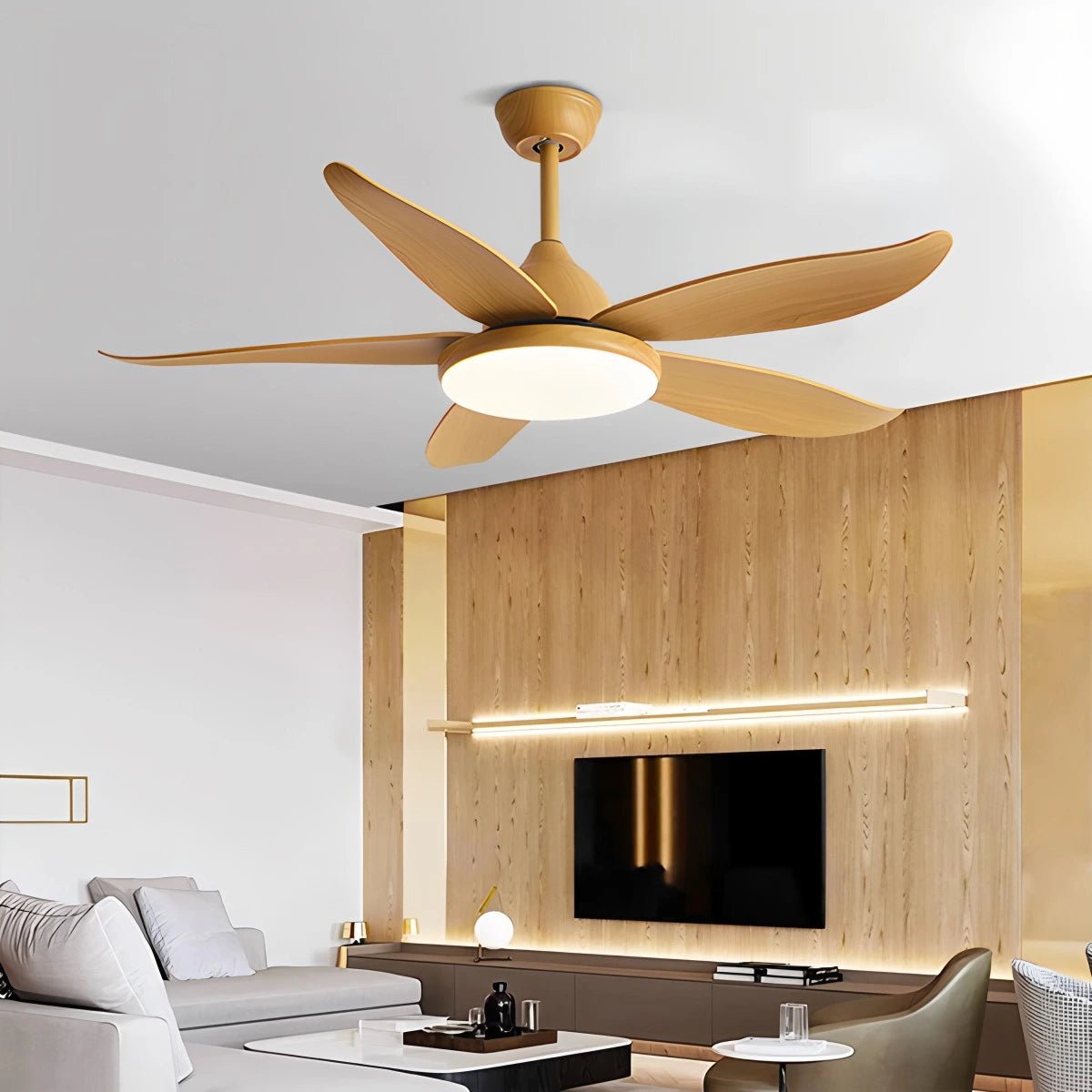 Antizer 5 Blade Contemporary Ceiling Fan Lamp