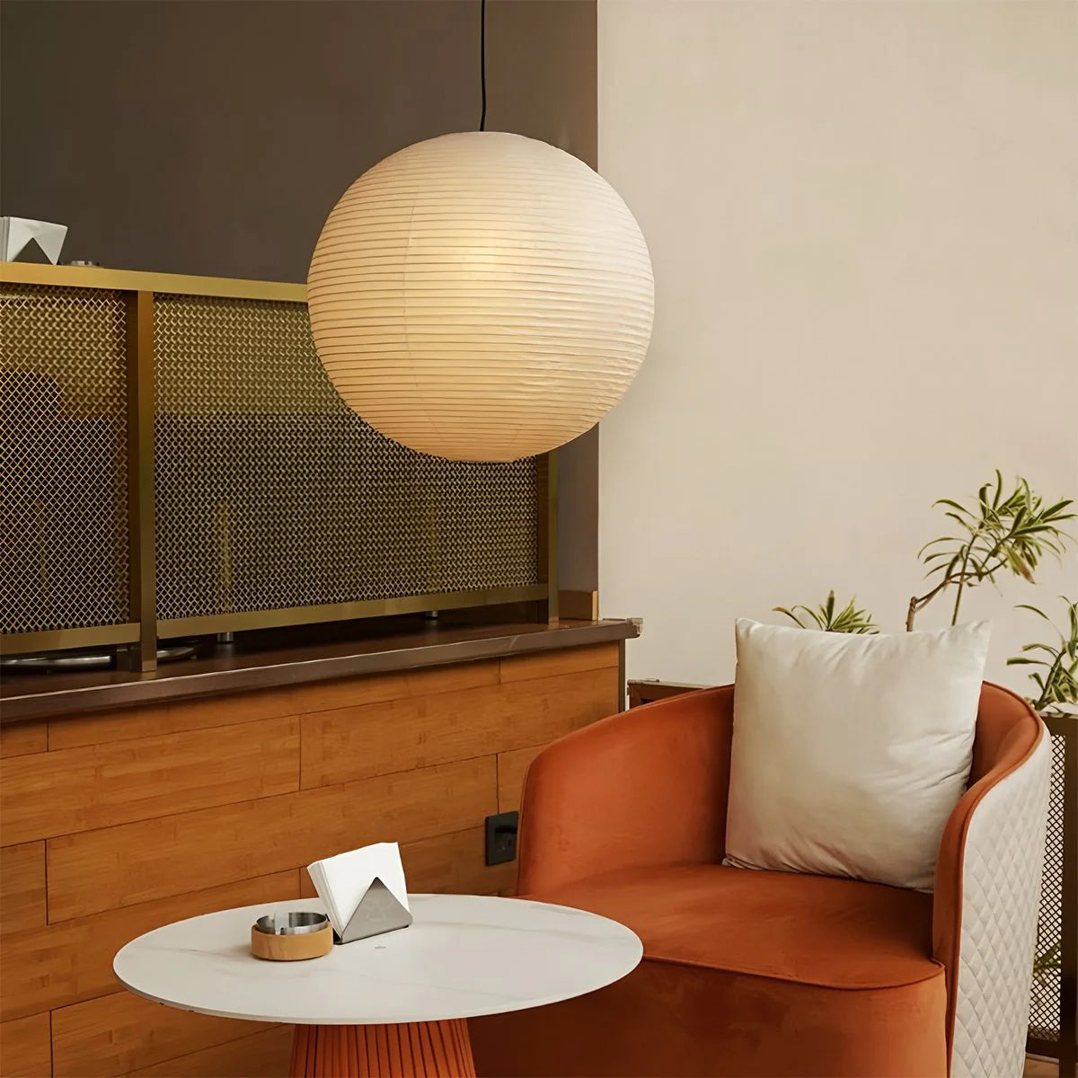 Antizer Akari Spherical Pendant Light for Living Room