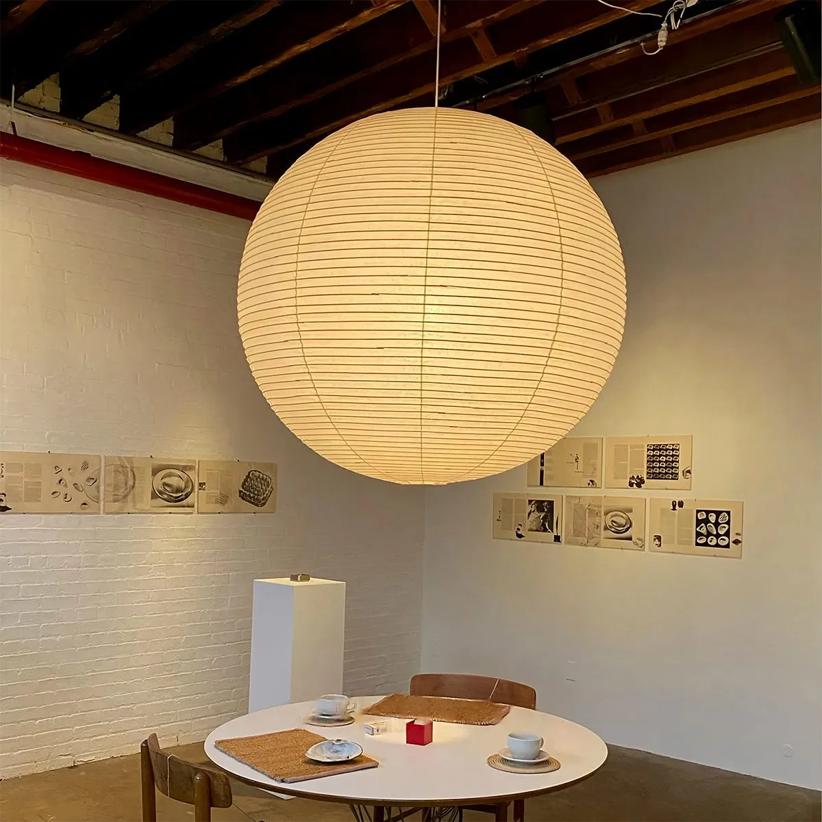 Antizer Akari Spherical Pendant Light for Living Room