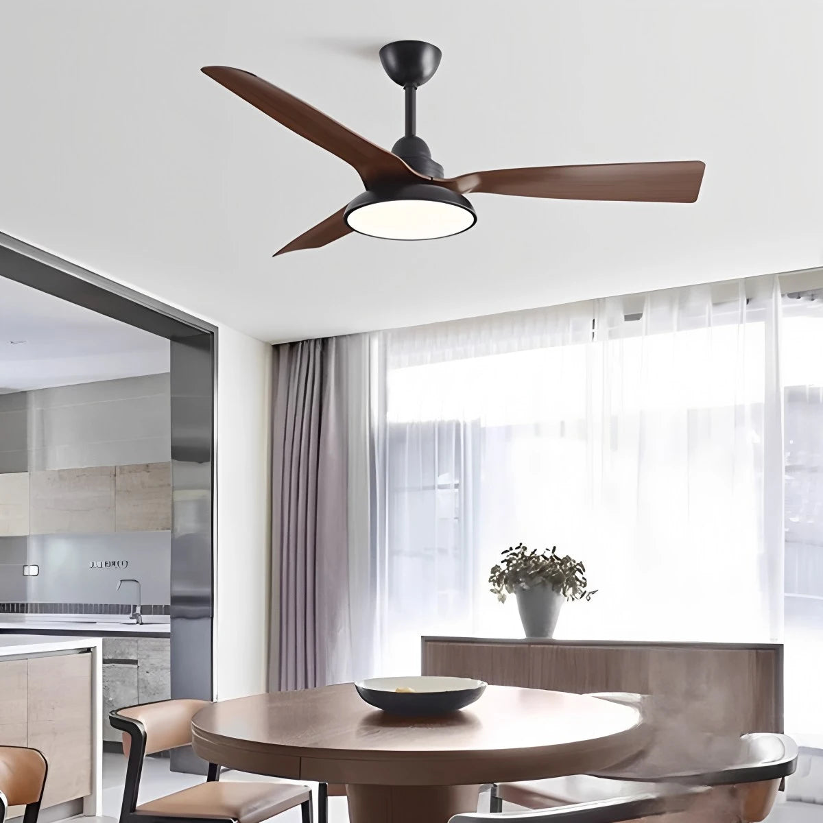 Antizer American Retro Ceiling Fan With Light