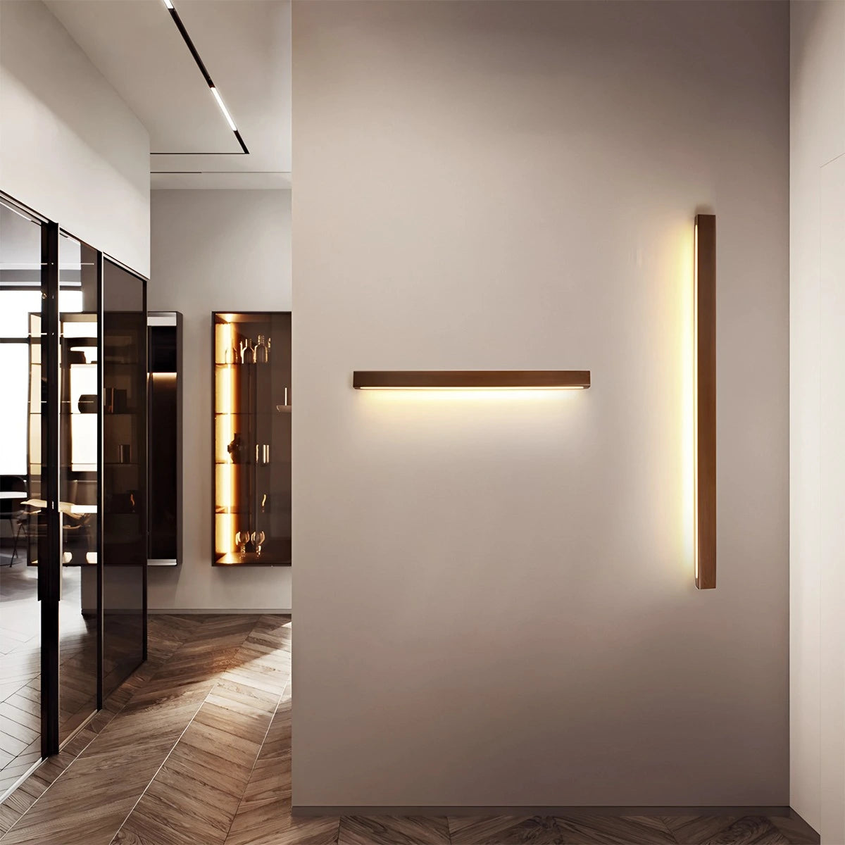 linear wall light for hallway