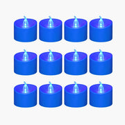 Antizer Blue LED Flameless Candle Tealights 100 Pack × 18