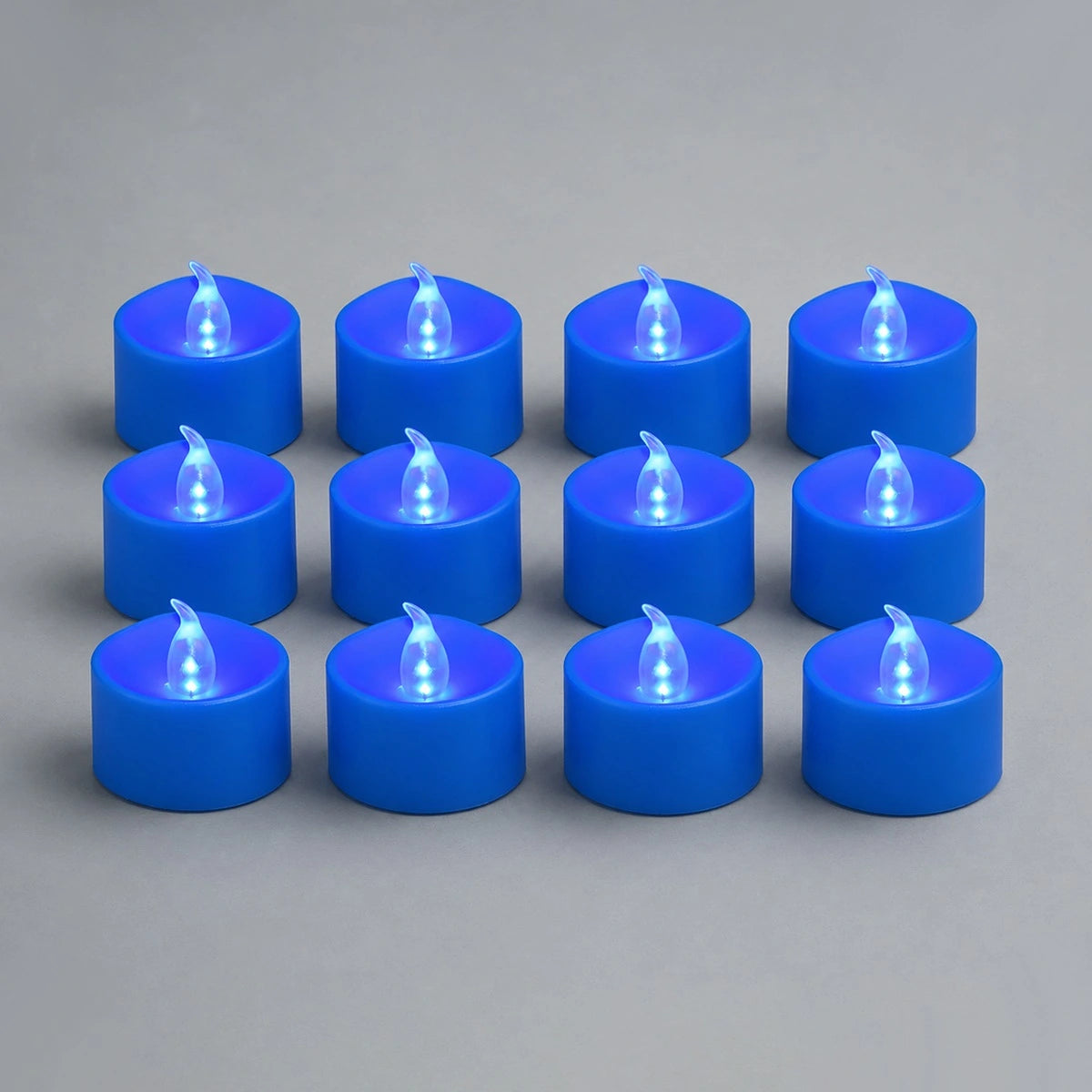 Antizer Blue LED Flameless Candle Tealights 100 Pack × 18