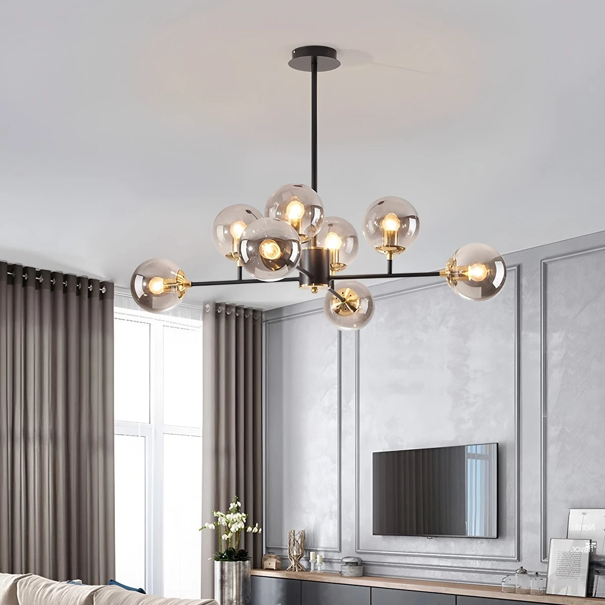 Antizer Camilla Glass Chandelier for Living Room