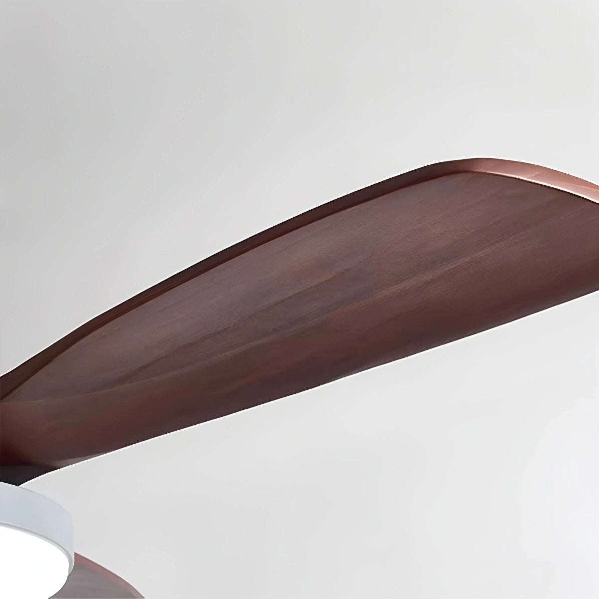 Antizer Vintage 3-leaf Wood Ceiling Fan Lamp
